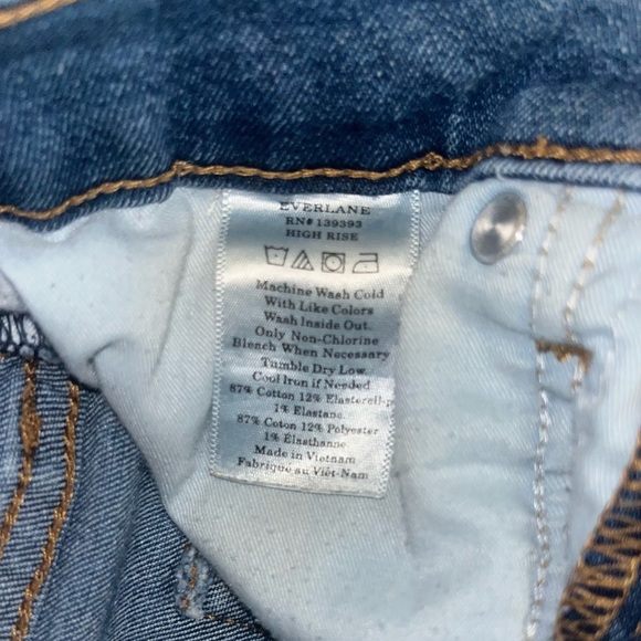 Everlane Authentic Stretch High-Rise Skinny - medium wash - Picture 6 of 6